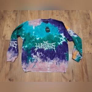 NWT The Hundreds Tie Dye Cloud Pullover Sweatshirt Size Medium